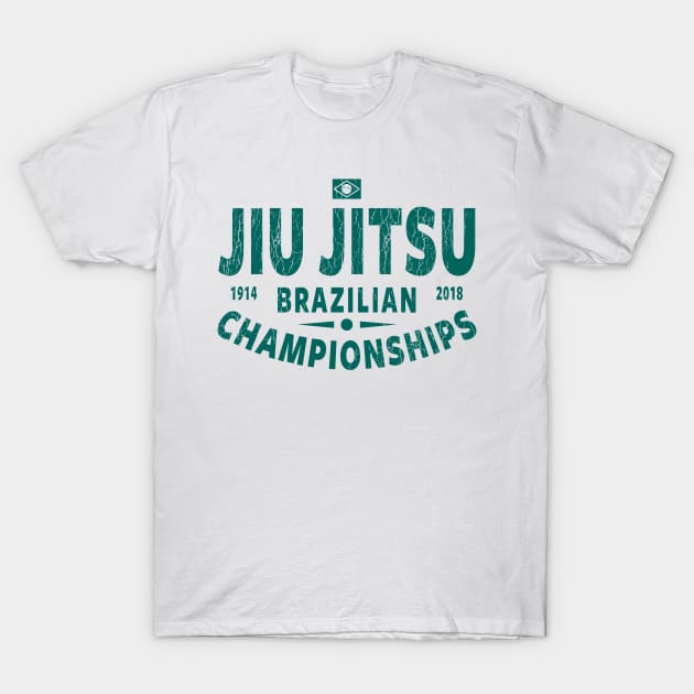 JIU JITSU - BRAZILIAN JIU JITSU CHAMPIONSHIPS T-Shirt by Tshirt Samurai